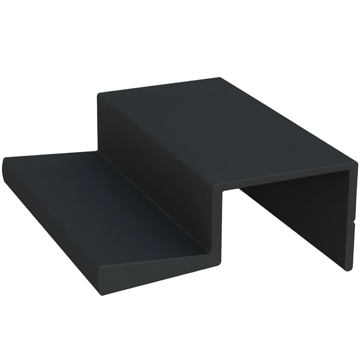 Puxador Perfil Rm-105 3 Metros Para 18mm Preto Rometal 53197_0